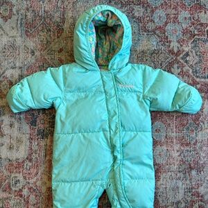 Columbia Snuggle Bunny Baby Bunting Snowsuit 6-12 month